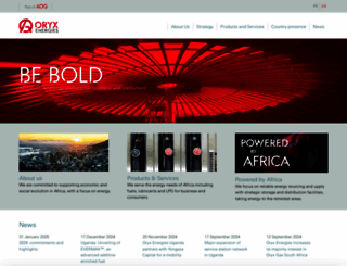 oryxenergies.com screenshot