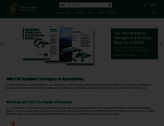 osbd.odfl.com screenshot