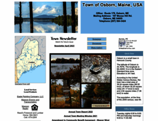 osbornmaine.org screenshot