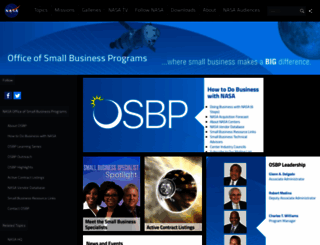 osbp.nasa.gov screenshot