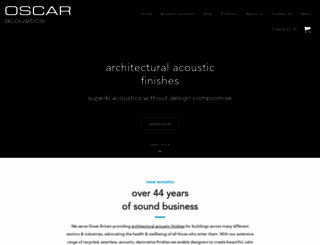 oscar-acoustics.co.uk screenshot