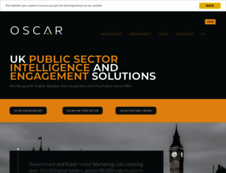 oscar-research.co.uk screenshot