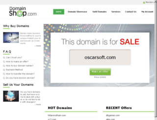 oscarsoft.com screenshot