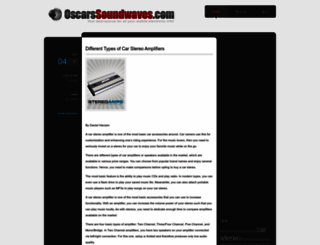 oscarssoundwaves.com screenshot