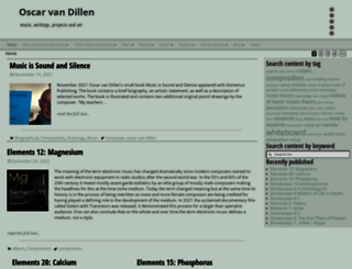 oscarvandillen.com screenshot
