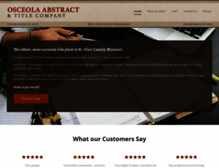 osceolaabstract.com screenshot