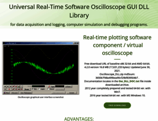 oscilloscope-lib.com screenshot