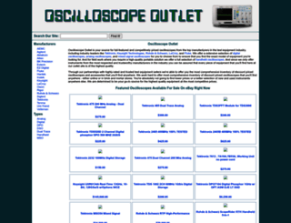 oscilloscopeoutlet.com screenshot
