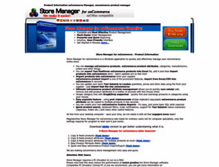 oscommerce-manager.com screenshot