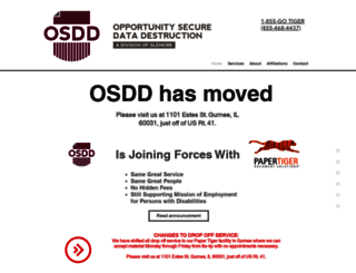 osddshred.com screenshot