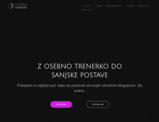 osebna-trenerka.com screenshot