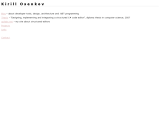 osenkov.com screenshot