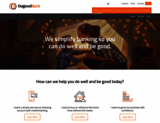 osgoodbank.com screenshot
