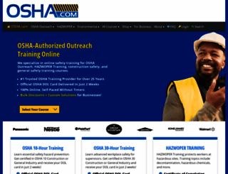 osha.com screenshot