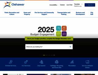 oshawa.ca screenshot