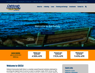 oshkoshcommunitycu.com screenshot