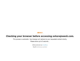 oshorajneesh.com screenshot