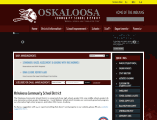 oskaloosa.k12.ia.us screenshot