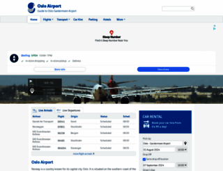 osloairport.net screenshot