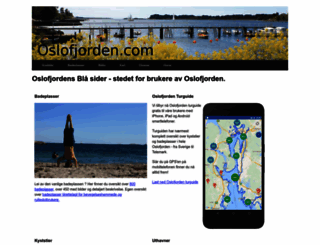 oslofjorden.com screenshot