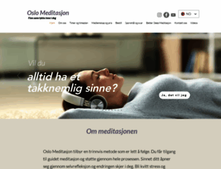 oslomeditasjon.org screenshot