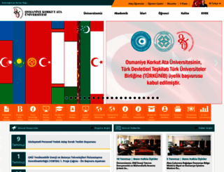 osmaniye.edu.tr screenshot