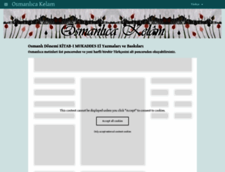 osmanlicakelam.net screenshot
