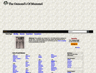 osmond57.tribalpages.com screenshot