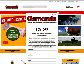 osmonds.co.uk screenshot