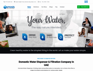 osmosiswaters.com screenshot