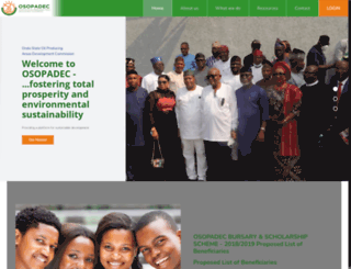 osopadec.gov.ng screenshot
