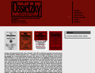 ossietzky.net screenshot