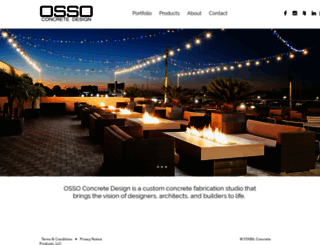 ossoconcretedesign.com screenshot