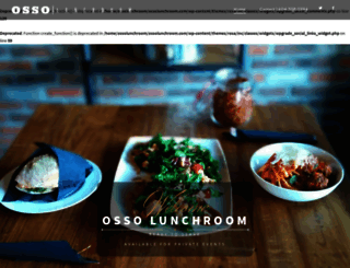 ossolunchroom.com screenshot
