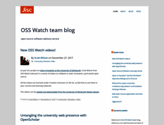 osswatch.jiscinvolve.org screenshot
