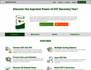 ost-recovery.net screenshot