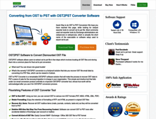 ost2pstsoftware.com screenshot