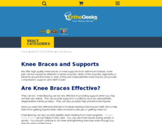 osteoarthritiskneebrace.info screenshot