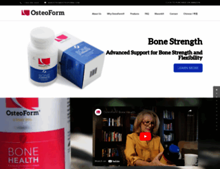 osteoform.com screenshot