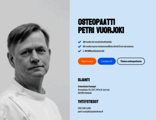 osteofysio.fi screenshot