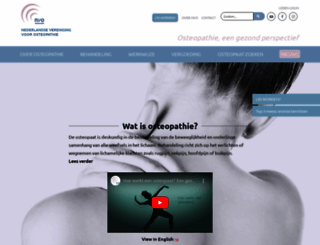 osteopathie.nl screenshot