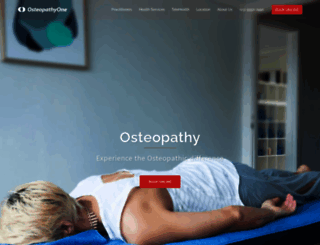 osteopathyone.com.au screenshot