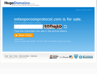 osteoporosisprotocol.com screenshot