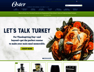 oster.com screenshot