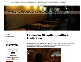 osteriadachecco.net screenshot