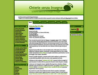 osteriesenzainsegne.com screenshot
