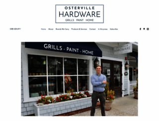 ostervillehardware.com screenshot