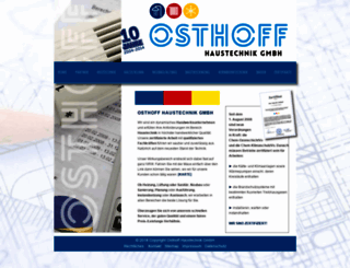 osthoff-haustechnik.de screenshot