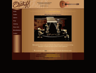 osthoffguitars.com screenshot