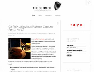 ostricher.com screenshot